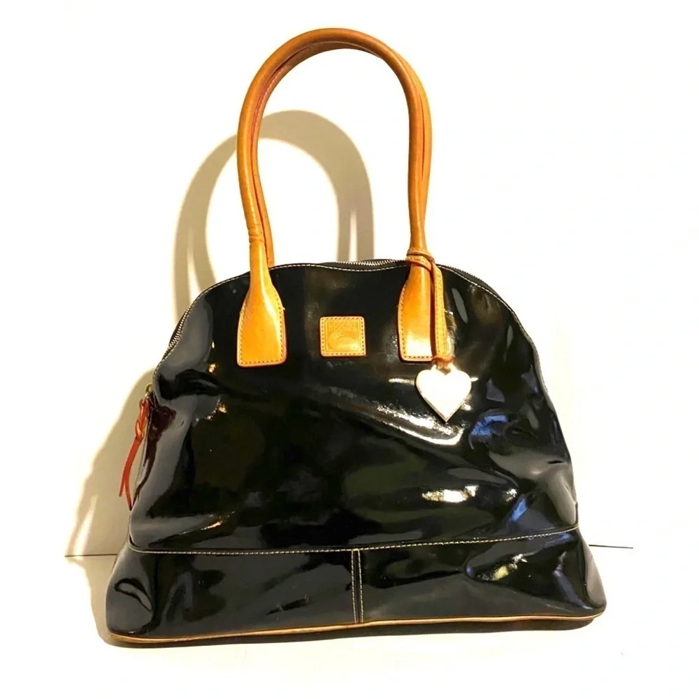 Dooney & Bourke Black and brown satchel Women's Bag